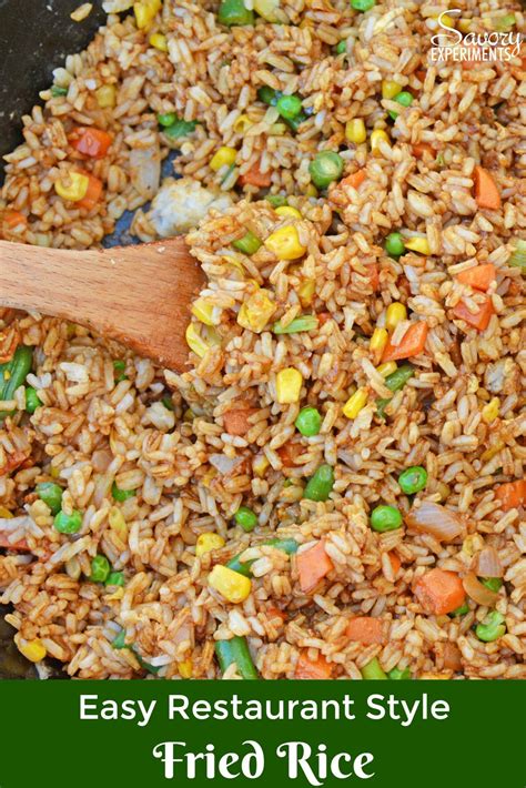 Easy Fried Rice Is The Best Restaurant Style Fried Rice Youll Ever