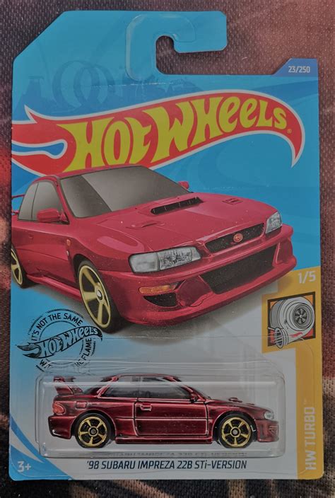 Hotwheels Hw Turbo Subaru Impreza B Sti Version Red Lazada