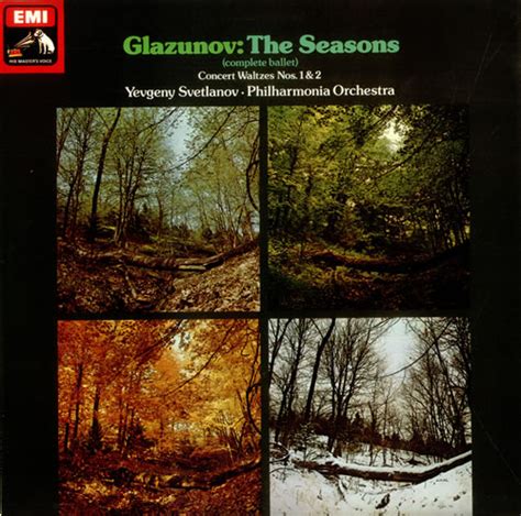 Alexander Konstantinovich Glazunov The Seasons Quadrophonic UK Vinyl