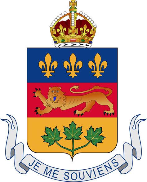 Wappen Von Québec Transparente Png Stickpng