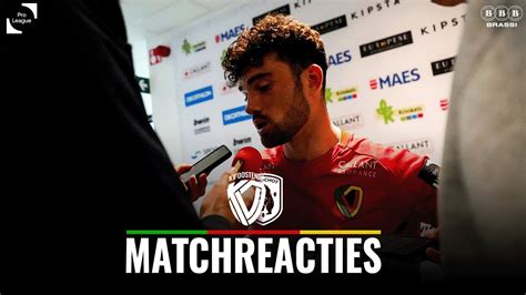 Matchreacties Brent Laes Na Kv Oostende K Beerschot Va Youtube