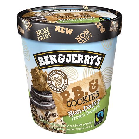 Ben Jerrys Chocolate Fudge Brownie Non Dairy Frozen Dessert Pint