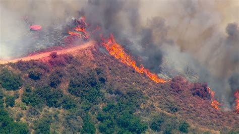 2 Brush Fires Erupt In Angeles National Forest North Of Azusa Duarte