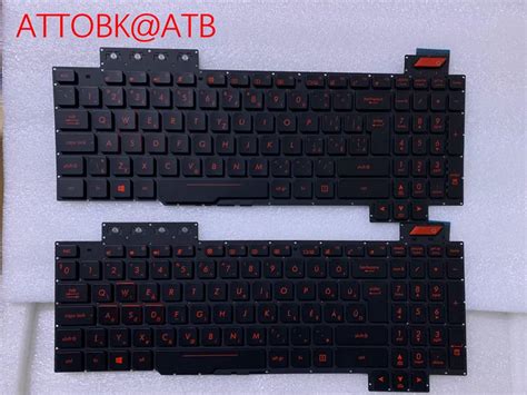 New Czech Hungarian SCAND Laptop Keyboard For ASUS ROG FX63 FX503 FZ63