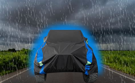 Avecrew Jeep Wrangler Cover Waterproof 4 Door All Weather Jeep Rain Cover For