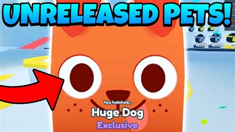 Hacker Hatches Unreleased Pets In Pet Simulator X Roblox Youtube