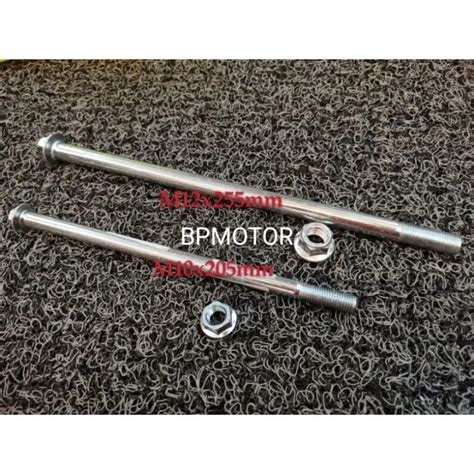 RG SPORT RGV120 FRONT WHEEL SHAFT REAR WHEEL SHAFT DEPAN BELAKANG Lazada