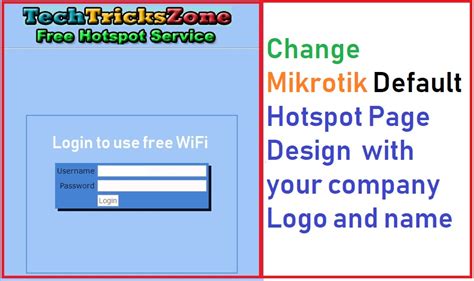 How To Customize Mikrotik Hotspot Login Page With Your Own Design With