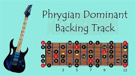 E Phrygian Dominant Guitar Backing Track Youtube