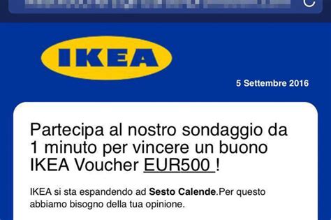 Partecipa Al Sondaggio E Vinci Un Buono Ikea Da 500 Euro Attenzione