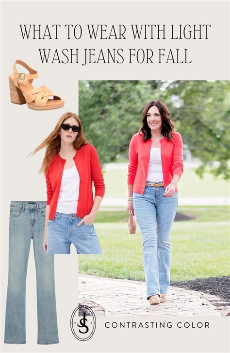 Fall Fashion Guide What To Wear With Light Wash Jeans Jo Lynne Shane