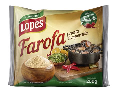 Farofa Temperada Sabor Picanha Picante 24x250g Ponte Representacao