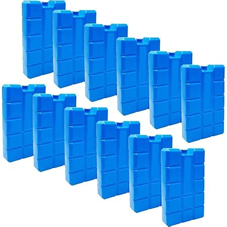 ToCi Lot de 12 blocs réfrigérants de 400 ml chacun pour sac isotherme