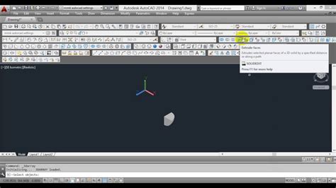 Autocad Tutorial Solid Editing Toolbar Youtube