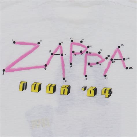 1984 Frank Zappa Them Or Us Tour Shirt Wyco Vintage