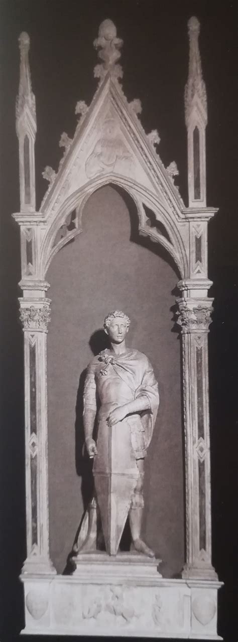 Donatello San Giorgio 1416 17 Marmo H 209 Cm Firenze Museo