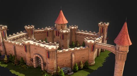 Medieval Castle - Buy Royalty Free 3D model by Polygrade3D [1fc8b46 ...