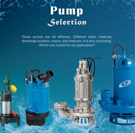 Tsurumi Pump Selection Guide Find Your Perfect Pump