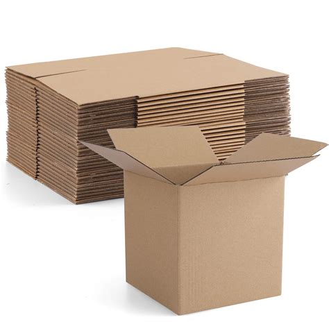 100 4x4x4 Custom Printed Cardboard Shipping Boxes Cartons Packing