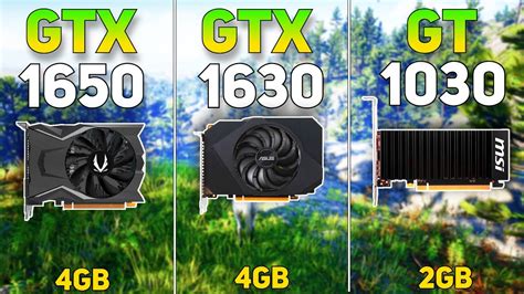 GTX 1630 vs GTX 1650 vs GT 1030 | Gaming Benchmark | Test in 9 Games ...