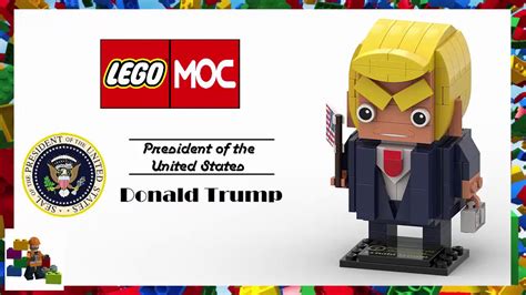 Lego Instructions Moc Brickheadz Donald Trump Youtube