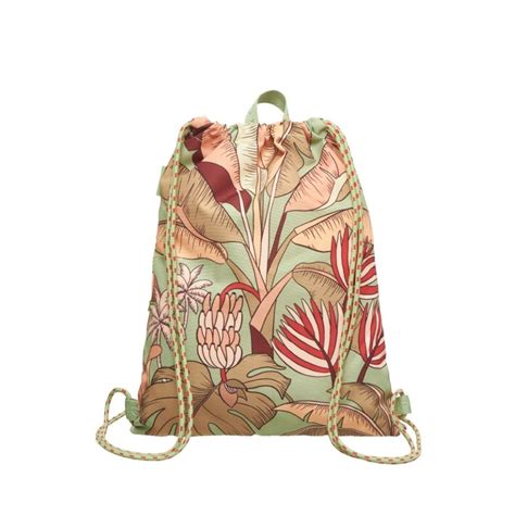 Bolsa Farm Praiana Revoada Tropical Verde Dom Store Multimarcas