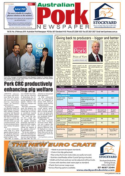 February 2016 Australian Pork Newspaper