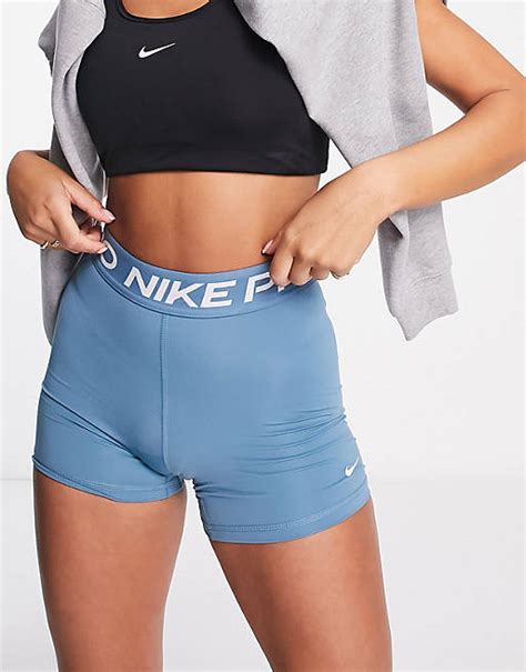 Nike Pro Training 3 Inch Booty Shorts In Teal Asos