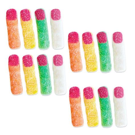 Gominolas De Az Car Dedos De Colores Pica Kg Sin Gluten Fini