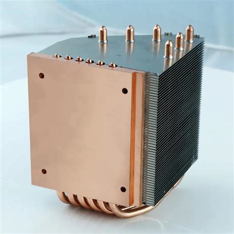 Cpu Heat Sink Manufacturer Heat Pipe Skived Heat Pipe Zipper Fin Copper