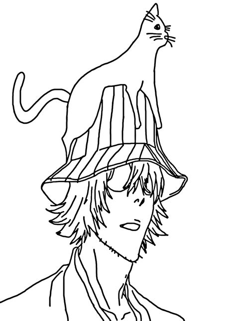 Kisuke Urahara Coloring Page Pdf Free Printable Coloring Pages