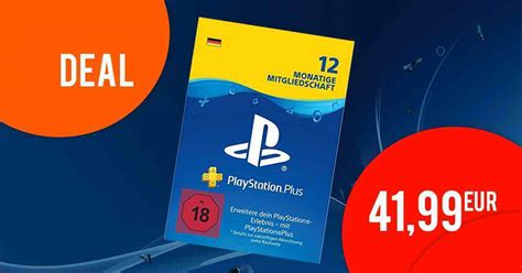 Playstation Plus 12 Monate Nur 41 99 EUR Preisvergleich