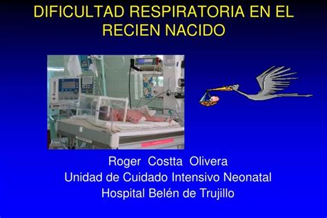 Ppt Dificultad Respiratoria En El Recien Nacido Powerpoint