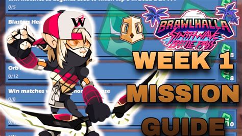 Brawlhalla Battle Pass Season Classic Week Mission Guide Youtube