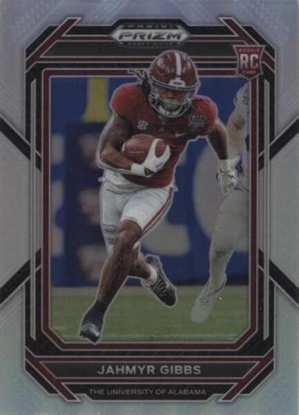 Panini Prizm Draft Picks Silver Prizm Jahmyr Gibbs Rc For