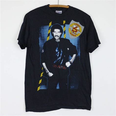 Lionel Richie Shirt Vintage Tshirt 1984 Running With The Night Tour