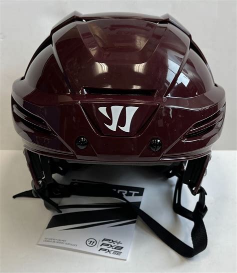 New Warrior Covert Px Pro Stock Hockey Helmet Pxph6 Large L Maroon Csa