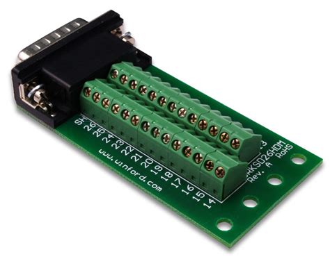 Db Hd Slim Breakout Board With Screw Terminals Winford Engineering