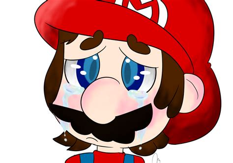 very sad mario by colourpastelpuppy on DeviantArt