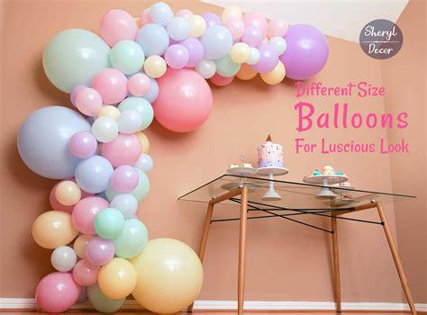 Pcs Pastel Balloon Garland Kit Balloon Arch Small And Large