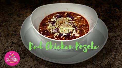 Easy Recipe For Red Chicken Pozole Youtube