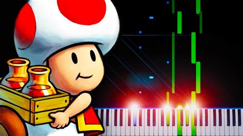 Short Break In Toad Town From Bowser S Inside Story Piano Tutorial Youtube