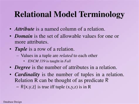 Ppt The Relational Models And Their Underlying Concepts Powerpoint