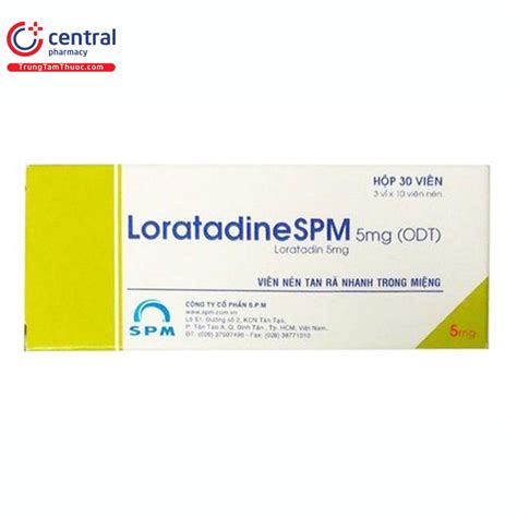 ChÍnh HÃng Thuốc Loratadine Spm 5mg Odt điều Trị Dị ứng