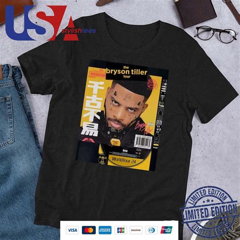 The Bryson Tiller 2024 Tour Shirt Hoodie Sweater Long Sleeve And Tank Top