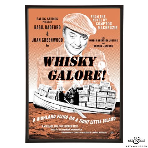 whisky galore poster ealing comedy pop art art hue