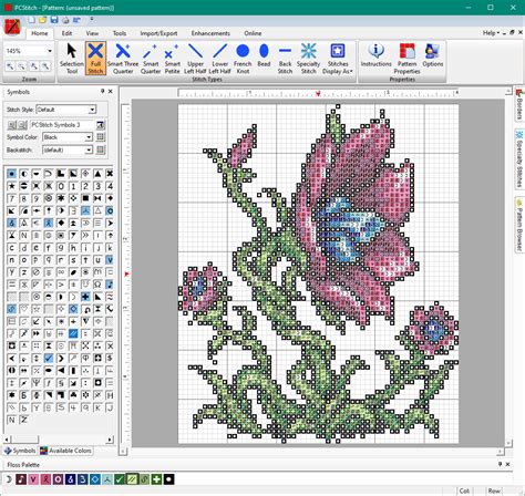 PCStitch Basics Turning Pixel Art Into Cross Stitch Sirithre