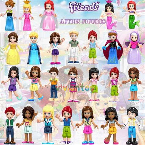 Lego Friends Minifigure Emma Stephanie Mia Amy Olivia Andrea Liza Girl