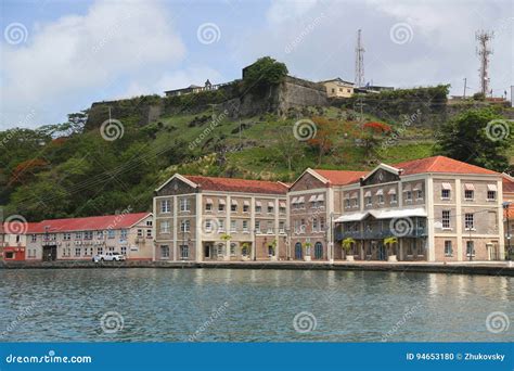 Historical Fort George In St George`s Grenada Editorial Image Image