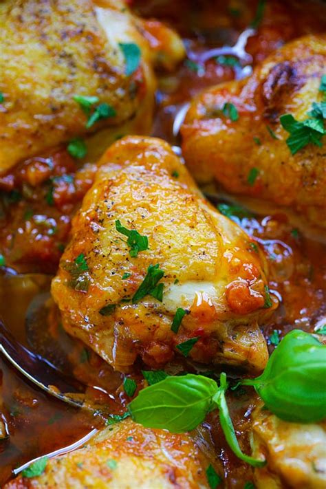 Italian Braised Chicken Easy Delicious Recipes